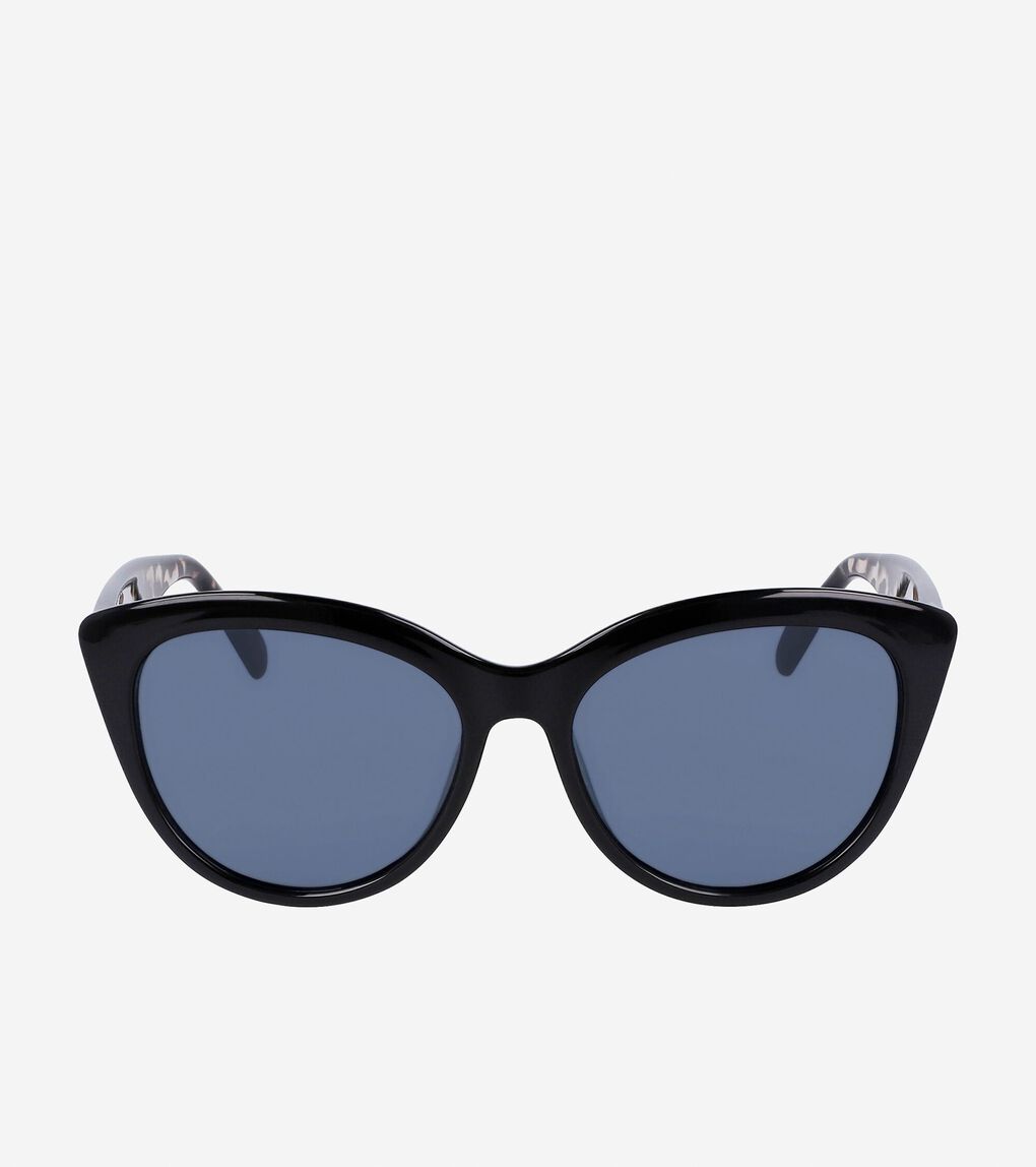 Classic Round Cateye Sunglasses 